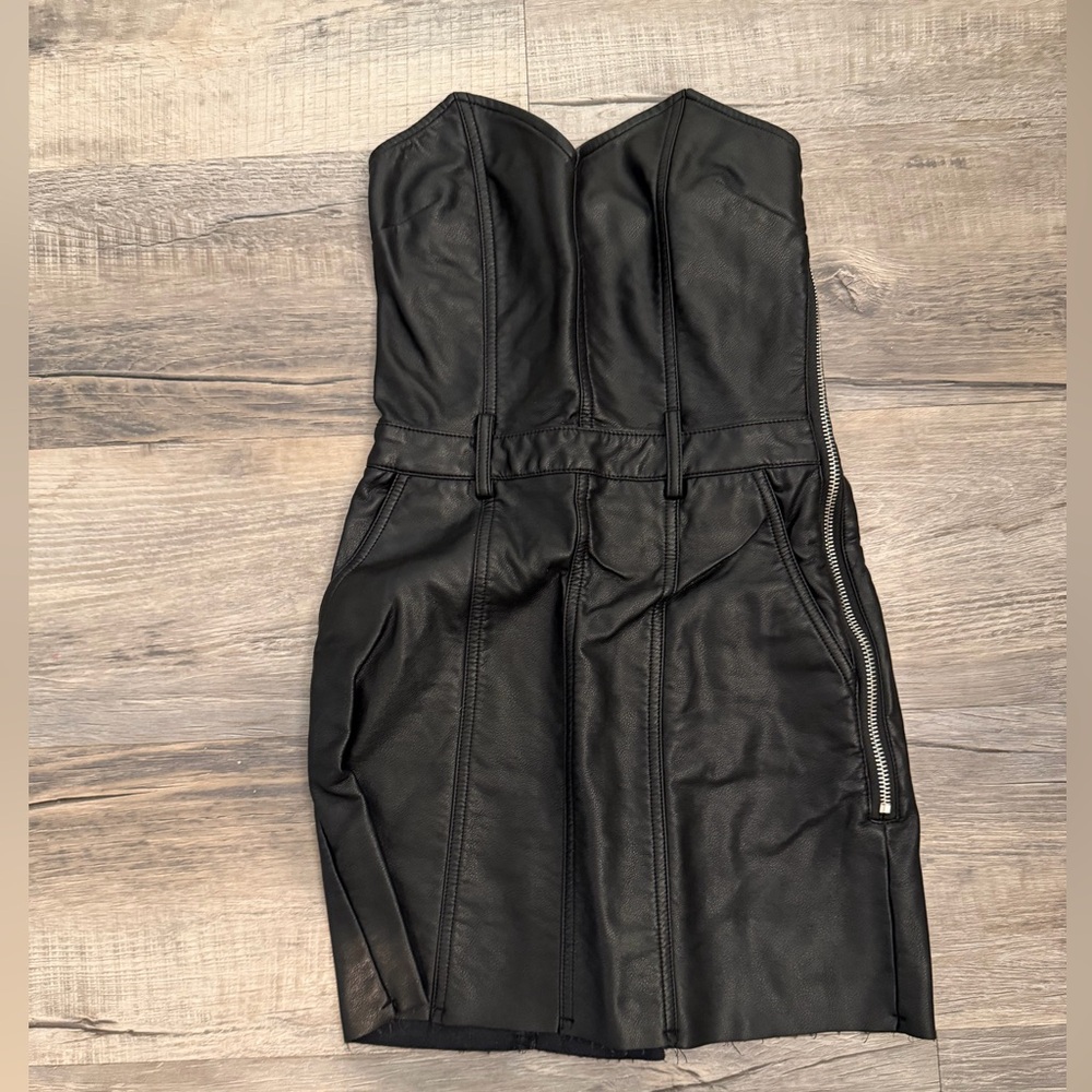 Calypso leather dress